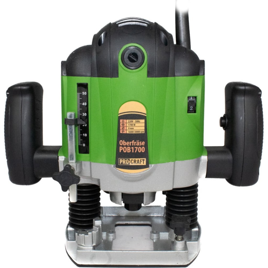 Freza lemn ProCraft POB1700, 1700 W, 16000-30000 RPM, 50 mm + Set